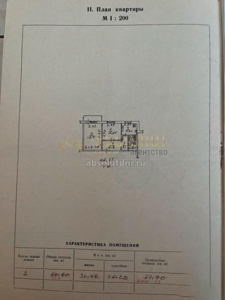 Продажа 2 ком. квартиру в Донецке ДНР Буденновский район Полоцкая  44681